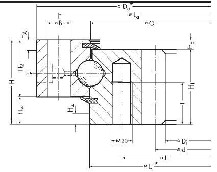 Setting Machine Slewing Ring Bearing 062.25.1255.500.11.1503 Swing Bearing Interbal Tooth Bearing Turntable Bearing