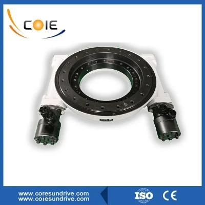 Heavy Load Dual Worm Slewing Drive Turntable Slewing Ring for Rotation Equipment