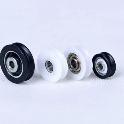 Plastic Nylon V Groove Rollers Pulley Wheels Factory Sliding Window Rollers Bearings