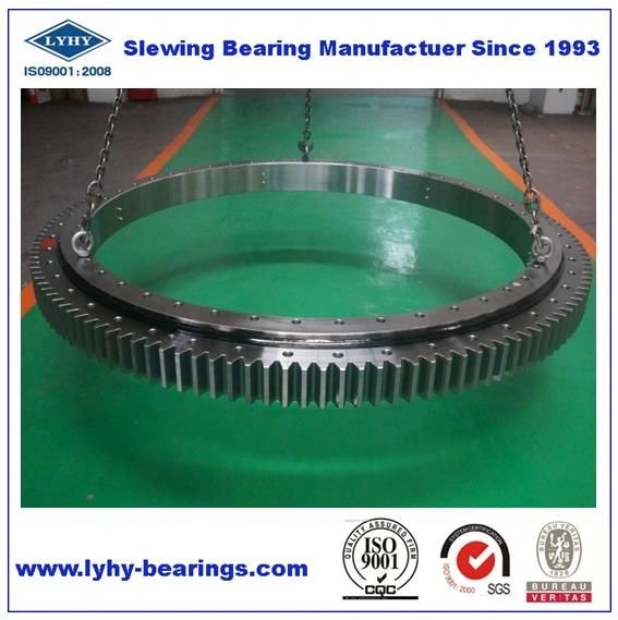 Single Row Ball Slewing Bearings Turntable Bearings Without Teeth HS6-37p1z