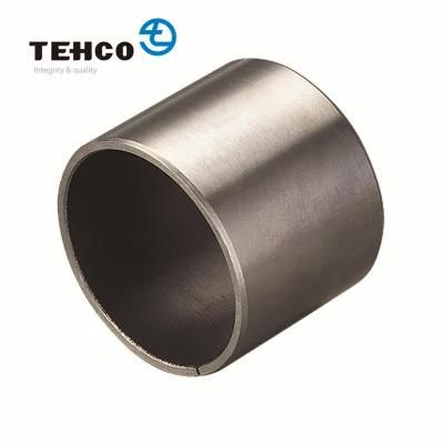 PTFE and Steel Base PAP10 Self-lubricating Bear Bushing DIN1494 Standard of Lower Friction Coefficient for Printing Machine.