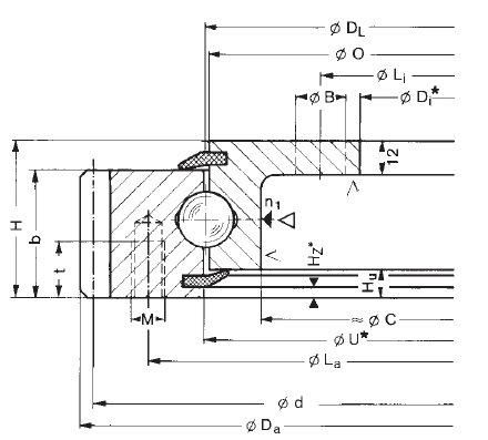 Light Bearing Slewing Ring Bearing Turntable Bearing Ball Bearing External Gear Bearing Flanged Bearing 231.20.0900.013