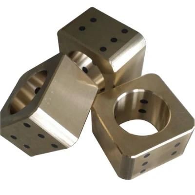 Centrifugal Casting Cuzn25al5 Bronze Self Lubrication Bushing with Graphite Plug Bearing Bush