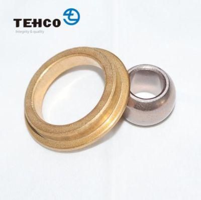 OEM Customized High Precision Electric Machine Oil Sintered Bronze or Brass Bushing Pressed by Mold in High Temperature Fan Bush.