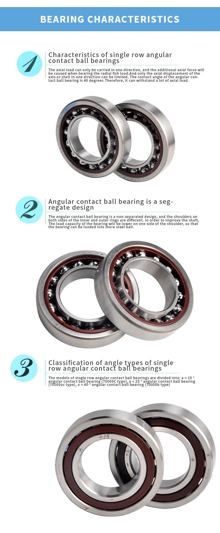 Long Life Angular Contact Ball Bearing Double Row