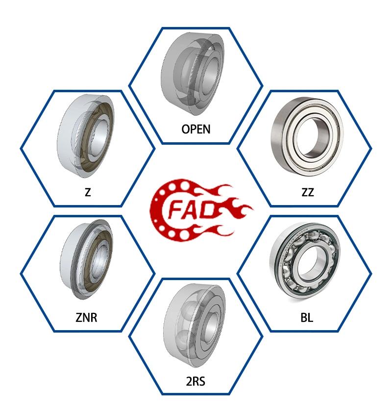 Xinhuo Bearing China Harmonic Reducer Bearing Manufacturers Ball Bearings 608zz 608 2RS Deep Groove 62192rszz Timken Deep Groove Ball Bearing