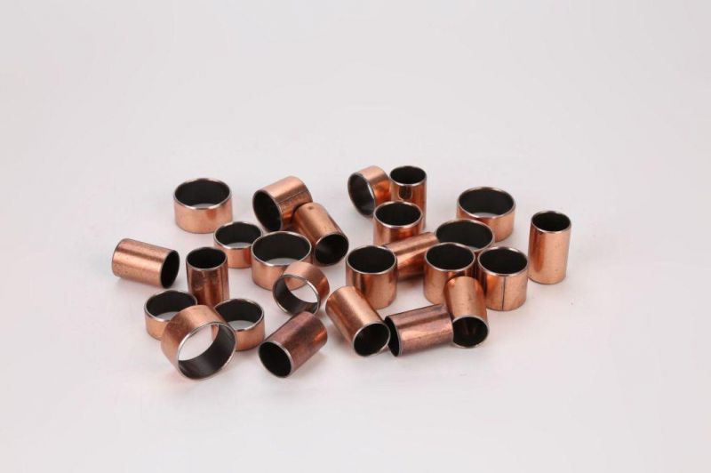 China wholesale steel composite metal bush wrapped sleeve DU bearing self lubricating sleeve bushing TCB100