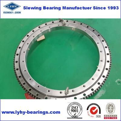 Four Point Contact Ball Slewing Ring Bearing 31 0841 01 Single Row Ball Turtable Bearing