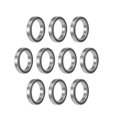 6806-2RS Deep Groove Ball Bearings 30mm Inner Dia 42mm Od 7mm Bore Double Sealed Chrome Steel Z2