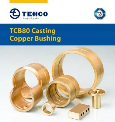 Customize Various Materials Bush casting CNC sleeve bronze Bearing Bush copper Alloy Machine tool Bushing