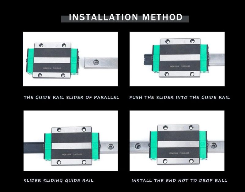 Embedded Ball Bearings Reduce Resistance and Run More Smoothly with Lengthened Linear Guide Rails HGH30ha