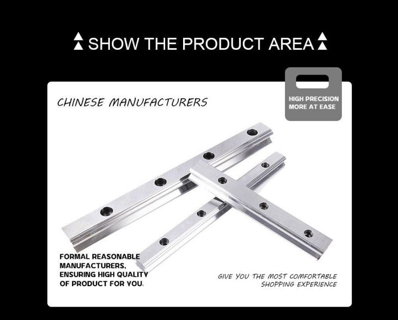 High Precision Linear Guide Rails for Printing Machines with Low Resistance Egr20-1000mm