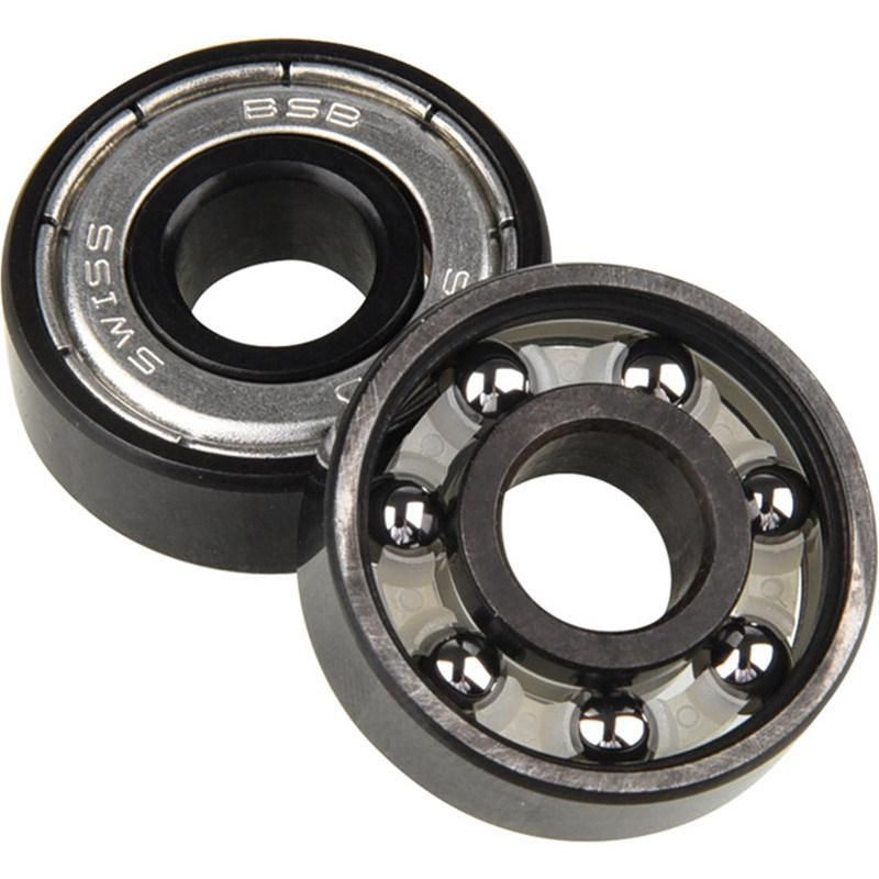 Ceramic Ball Steel Ring Nylon or Stainless Retainer 608 2RS Zz Long Life High Precision Ball Bearing