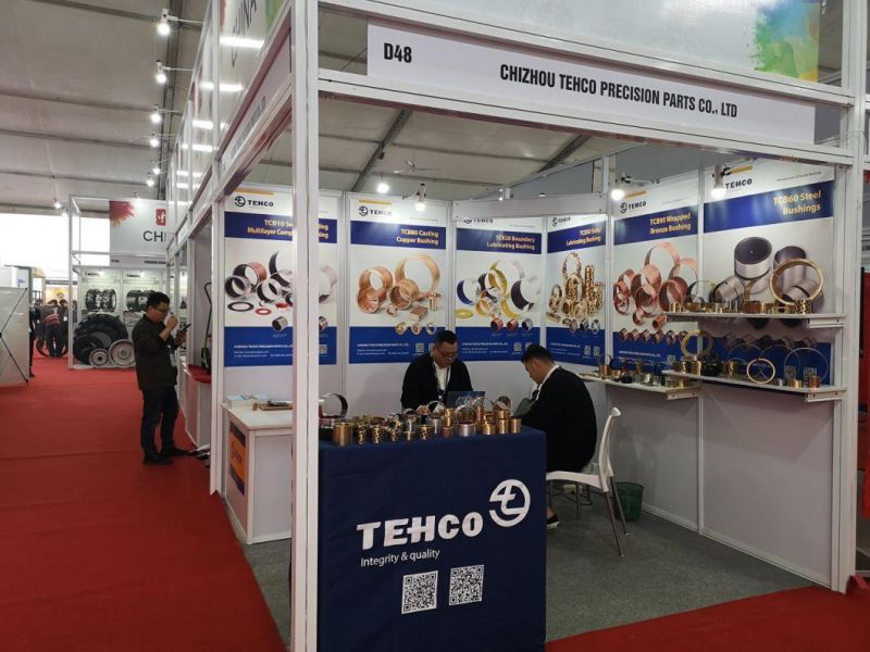 CuSn5Pb5Zn5 Copper Alloy Base With Graphite Solid Lubricating Bronze Bushing For Consecutive Casting and Rolling Machines