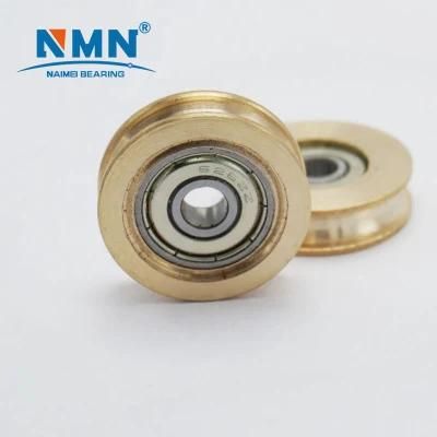 U Groove Pulley Bearing 4*13*7 624zzu Guide Ball Bearing