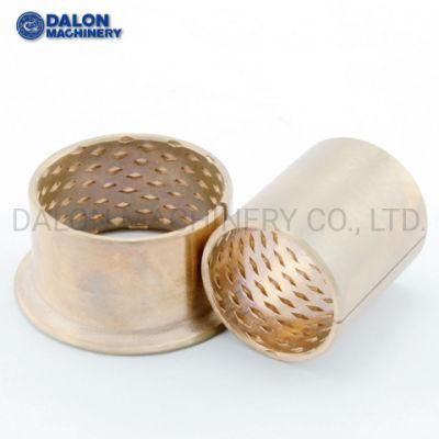 Bronze Flanged Plain Electric Motor Sleeve Bearings