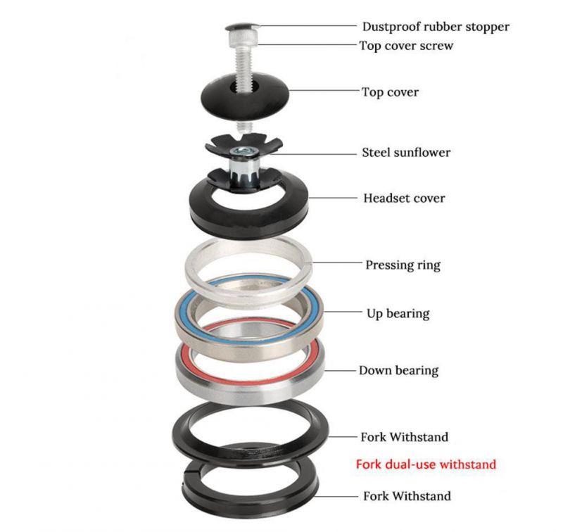 GIL F685 F6800 Series Bicycle Miniature Flange Deep Groove Ball Bearing