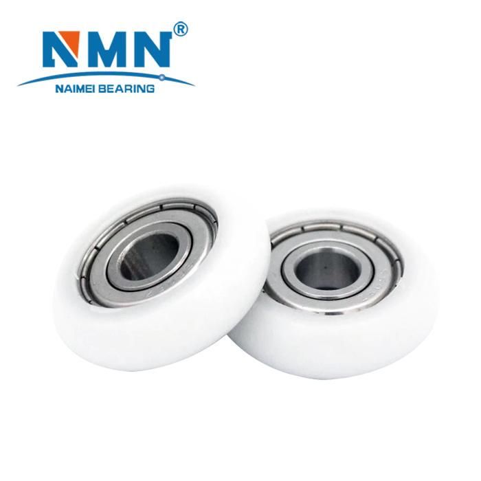 Plastic Coated Bearing Factory Price in Stock Big Belt Printing Plastic Pulley Wheel Bearing