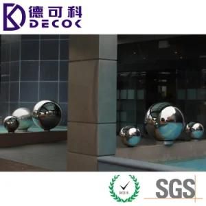 70mm 304 Stainless Steel Ball Hollow Decorative Steel Ball