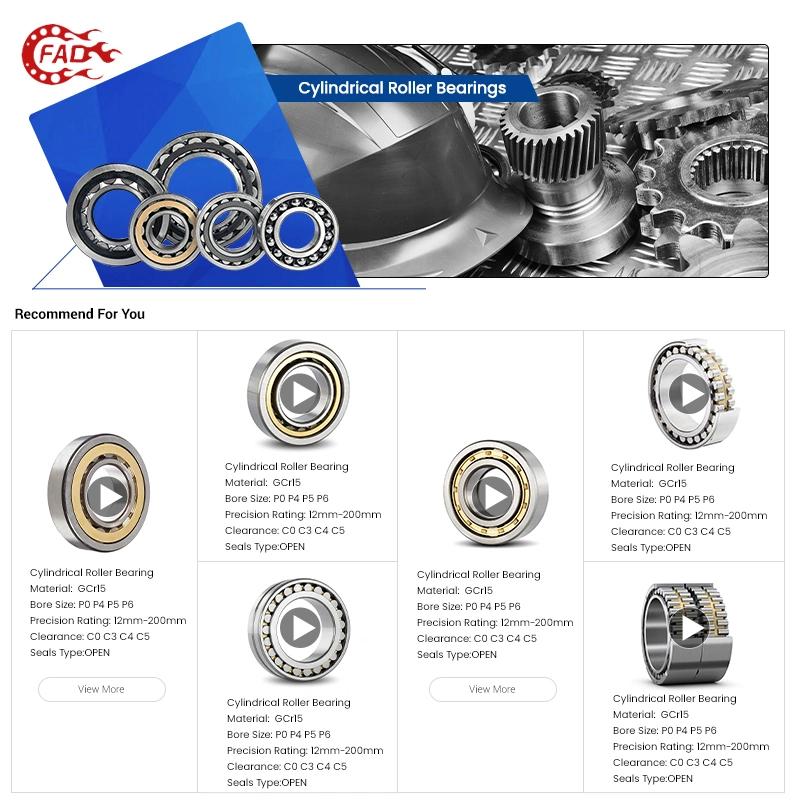 Xinhuo Bearing China Shaft Bearing OEM 12mm Od Bearing Nu218e Cylindrical Roller Thrust Bearing