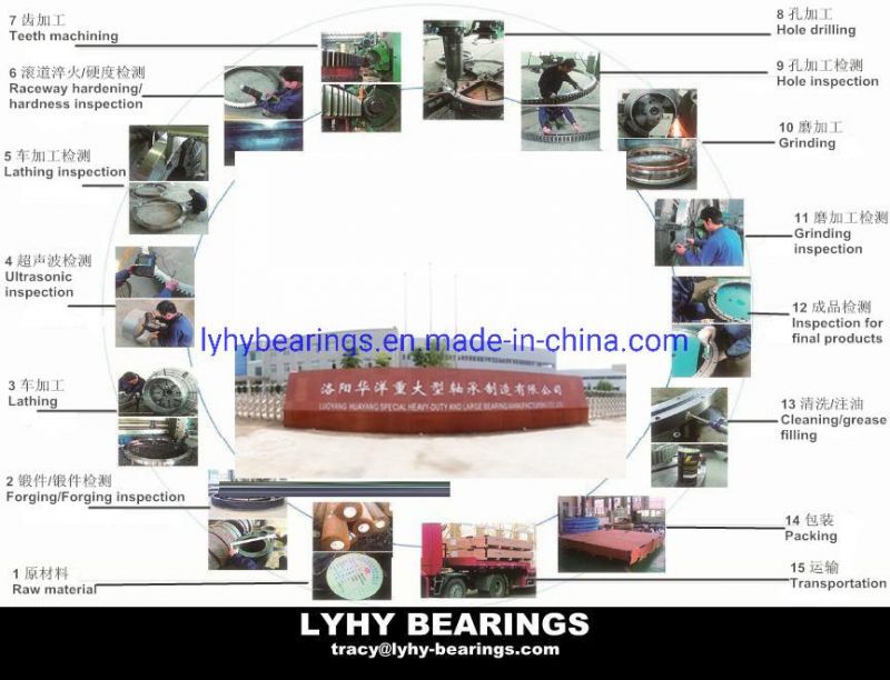 Gearless Slewing Bearing Slb 350 Turntable Bearings for Offshore Crane