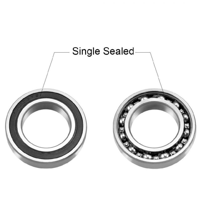 6008RS Deep Groove Ball Bearing Single Sealed 40mm X 68mm X 15mm Chrome Steel Bearings