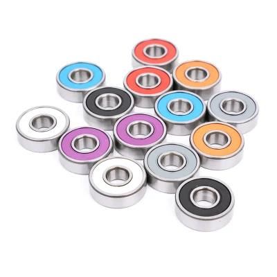 High Speed 608 RS Chrome Steel ABEC 11 Skateboard Bearings with Custom Logo