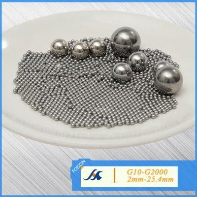 1.5875mm 1.75mm 2mm Stainless Steel Balls for Bicycle Parts/Car Safety Belt Pulley/Sliding Rail