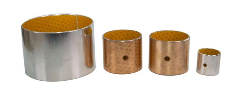 DX Boundary Lubricating Bushing Made of Steel Base and Bronze Powder with Yellow POM ISO3547 for Melting and Casting Machine.