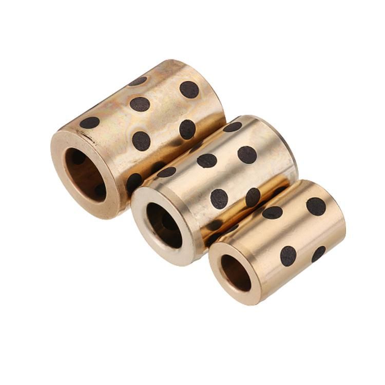 Self Lubricating Bushing Oilless Graphite Bronze Bearing Sintered Bronze Oilless Bearing in Stock