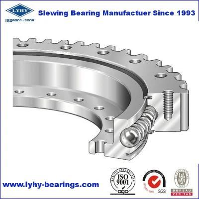 (VLA20 0744N) Flanged Slewing Ring Bearing with External Gear Teeth Turntable Bearing