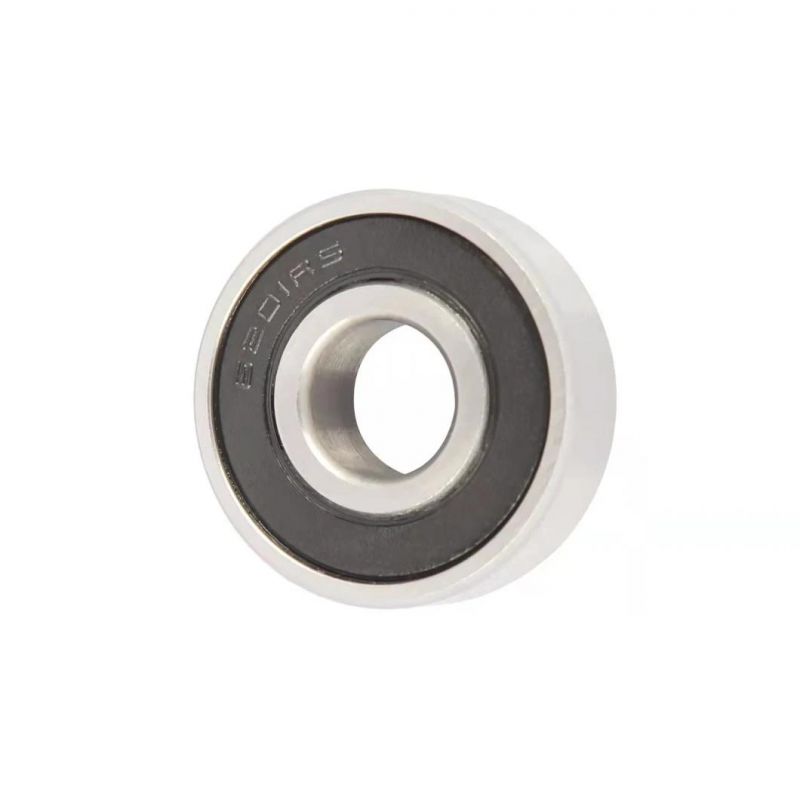 P0 (ABEC-1) Deep Groove Ball Bearing 6201 2RS with Dimension 12X32X10 mm for Motor