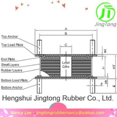 Seismic Lead Rubber Bearing for Construction Building