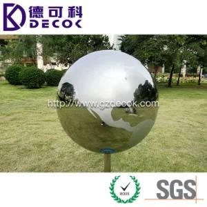 36 Inch Polishing Garden Decorative Ornament Hollow Round Metal Sphere