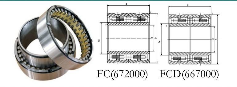Four Row Cylindrical Roller Rolling Mill Bearing Fcd70100380 From China Manufacture