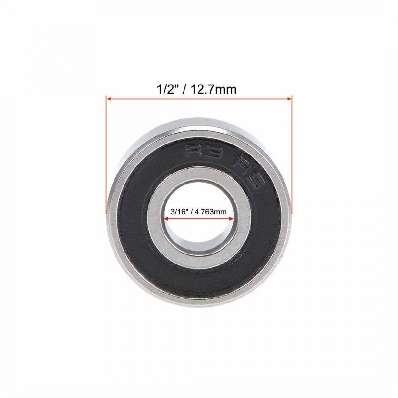 R3-2RS Deep Groove Ball Bearing 3/16-Inchx1/2-Inchx0.196-Inch Sealed Z2 Level Bearing