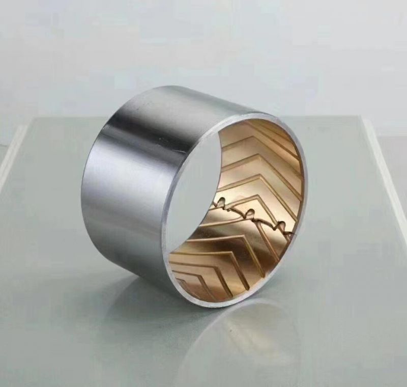 China Manufacturer Bronze Oilless Du Carbon Steel Plain Bushing Bearings