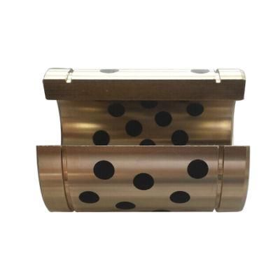 Centrifugal Casting Cuzn25al5 Bronze Oilless Plain Bushing with Graphite Bearing Bush