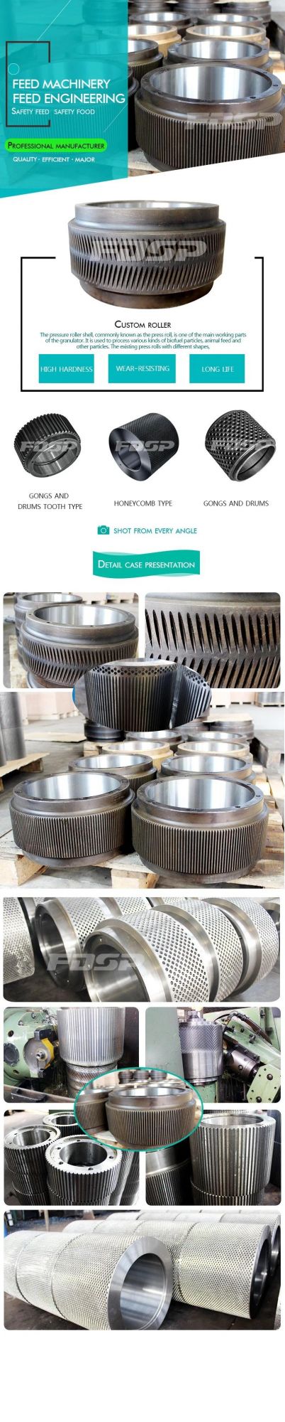 Pelleting Machinery Wearing Parts Roller Shells Animal Feed Mill Rollers
