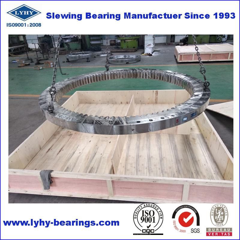 Internal Gearing Swing Bearing Double Row Ball Turntable Bearing Geared Slewing Ring Bearing