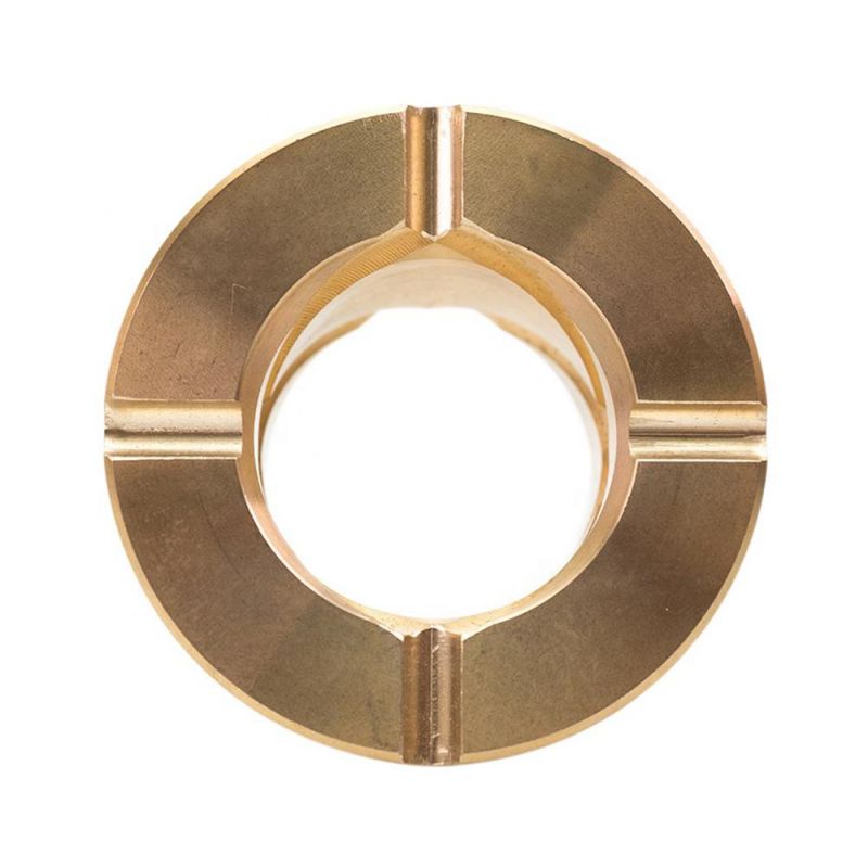 Copper Alloy Sleeve Flanged Bronze Bushing with Oil Grooves