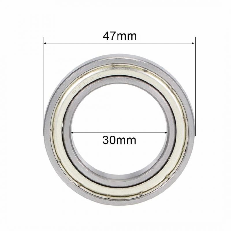 6906zz Deep Groove Ball Bearing Z2 30mm X 47mm X 9mm Double Shielded Chrome Steel