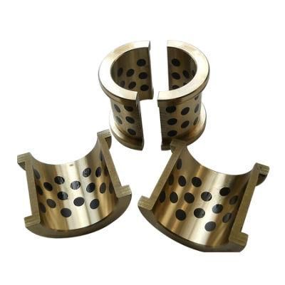 Double Flange Split Oilless Bronze Bushing Custom Made Bearing Bush Bronze Bushing Oilless Bearing