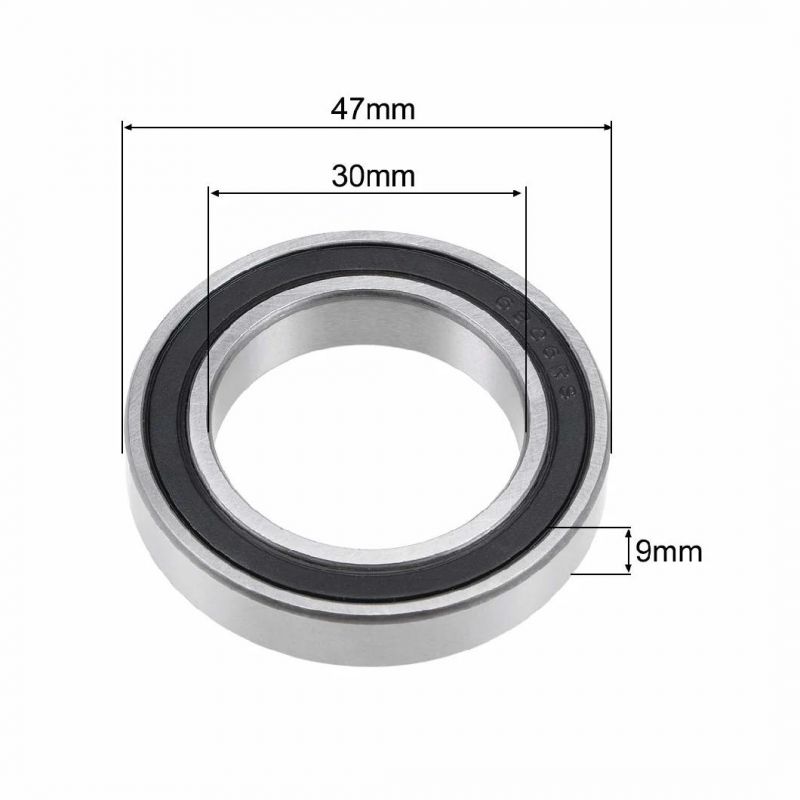 6906-2RS Deep Groove Ball Bearing 30X47X9mm Double Sealed ABEC-1 Bearing