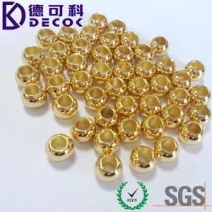 6mm 8mm 10mm 12mm 15mm Gold Plated Drilled Stainless Steel Solid Ball