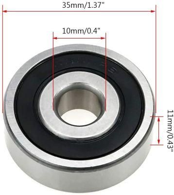 6300RS Deep Groove Ball Bearing Double Sealed Bearing Steel ABEC-3 Deep Groove Rolling Bearing
