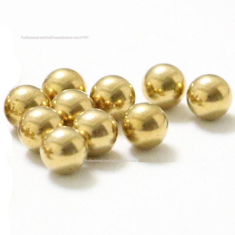 0.5mm-25mm High Precision Solid Copper Ball H62 Brass Ball