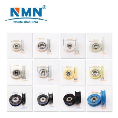 Plastic Coated Bearing Factory Price in Stock Big Belt Printing Plastic Pulley Wheel Bearing