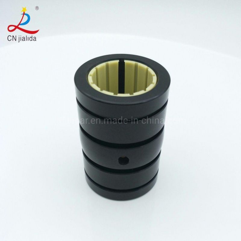 3D Printer Floating Bearing Closed Anodized Aluminum Adapter Plastic Linear Plain Bearing (RJUM-03-10-12-16-20-25-30-40-50) Same Size as Igus