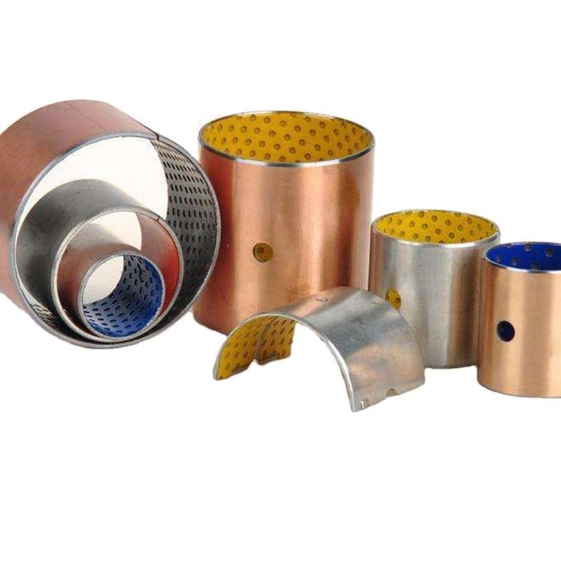 High Quality Steel Bronze Bushing Metal Polymer Composite Bearing PTFE Bronze Steel Bush